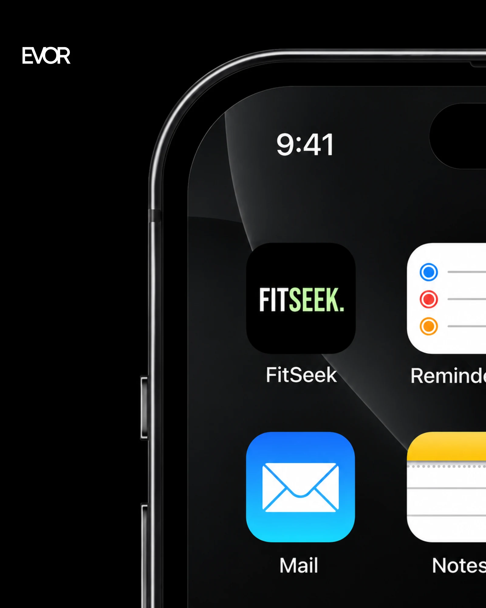 Fitseek app icon on an iPhone home screen.